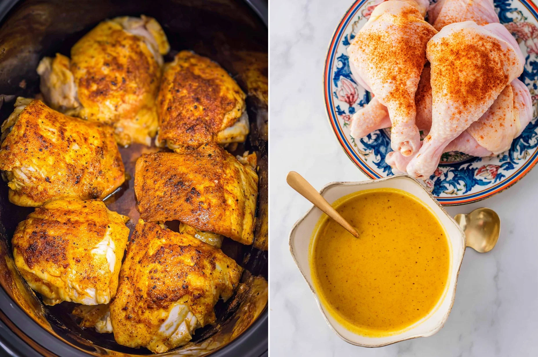 Crockpot Carolina Gold Bbq Chicken Thighs