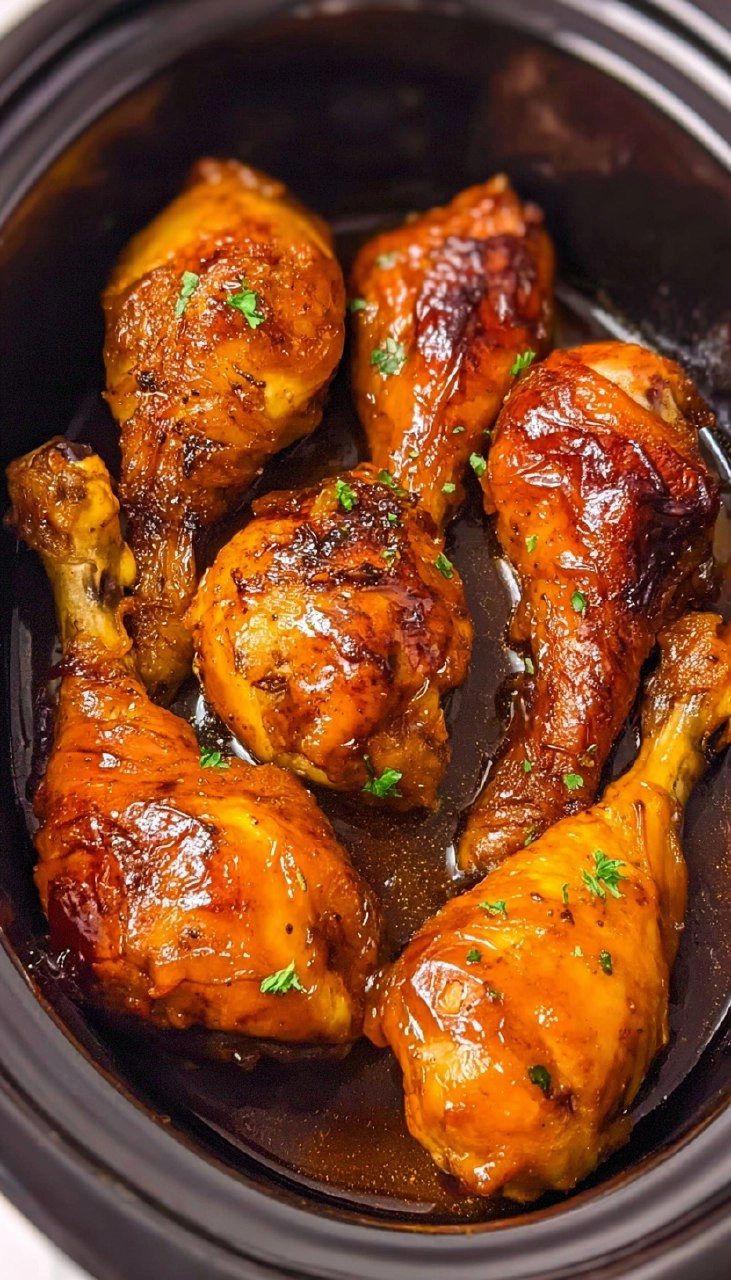 Crockpot Cherry Cola Chicken Drumsticks