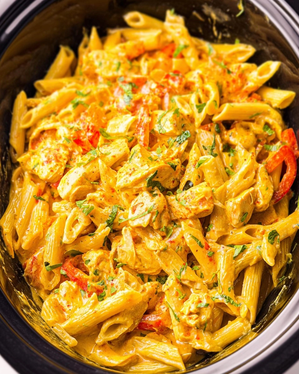 Crockpot Chicken Fajita Pasta 105 Crockpot Chicken Fajita Pasta