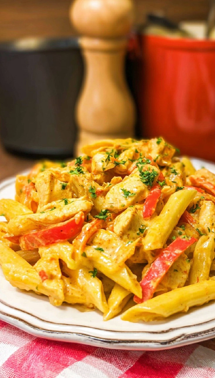 Crockpot Chicken Fajita Pasta 107 Crockpot Chicken Fajita Pasta