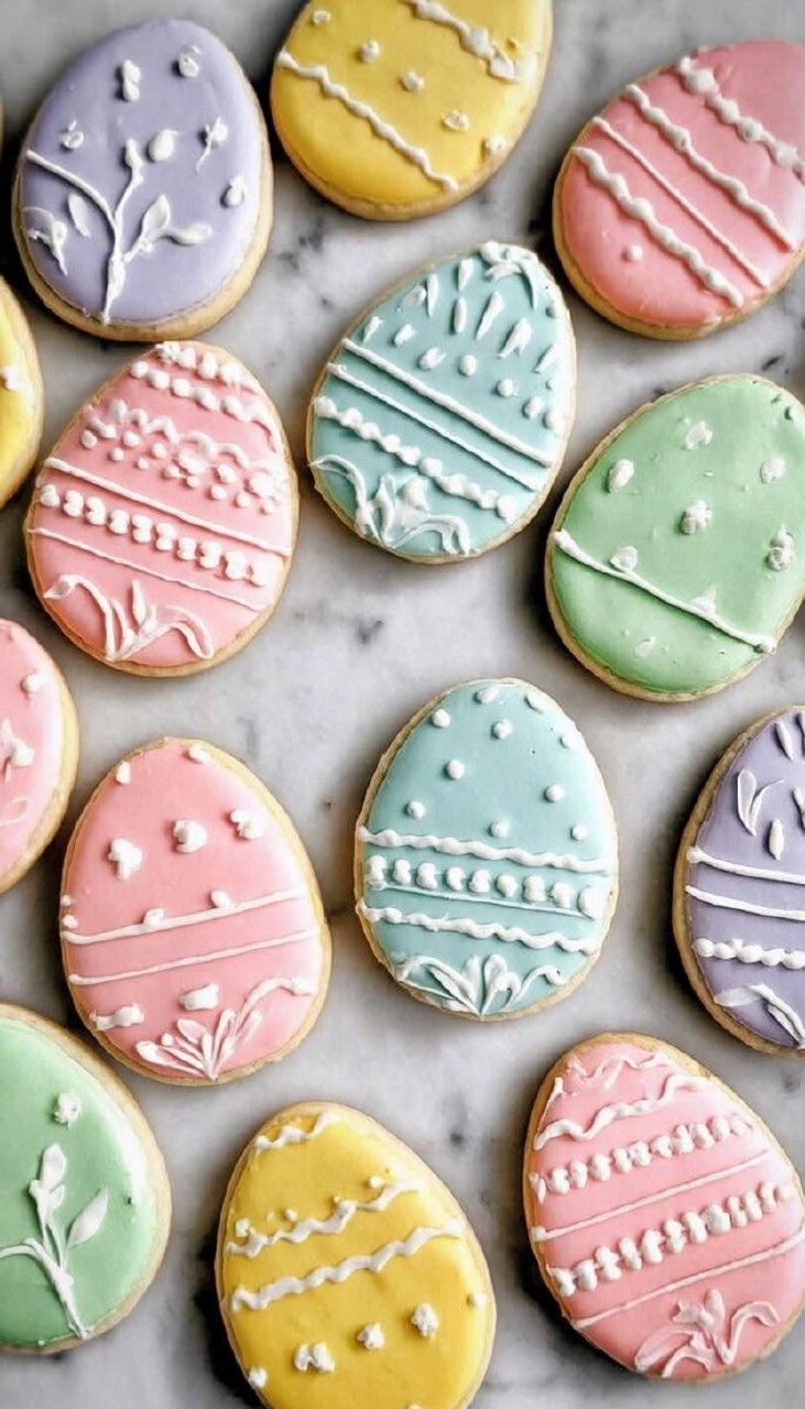 Easter Sugar Cookies with Royal Icing | Decorated Spring Cookie Recipe