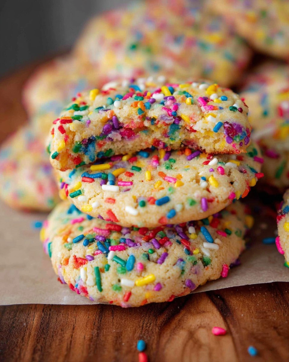 Easy Confetti Cookies 