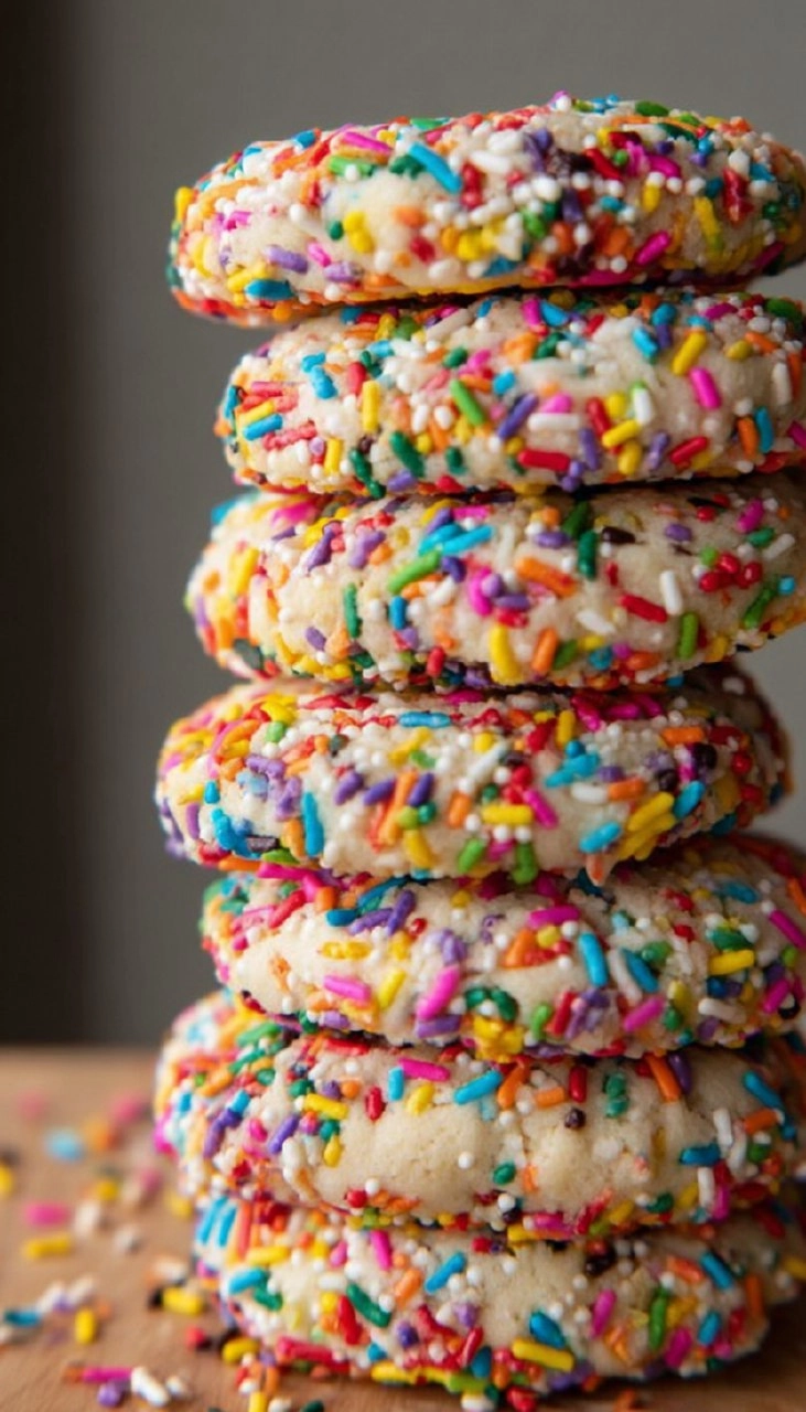 Easy Confetti Cookies 