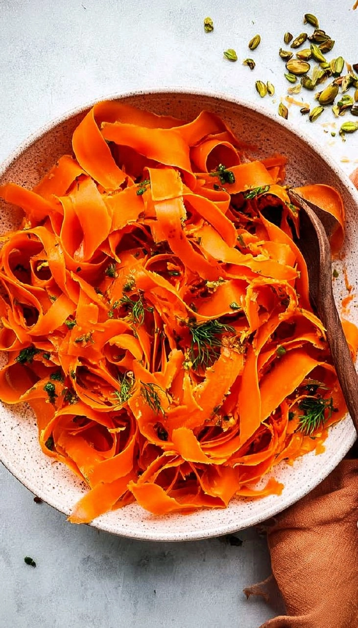 Fresh Carrot Ribbon Salad