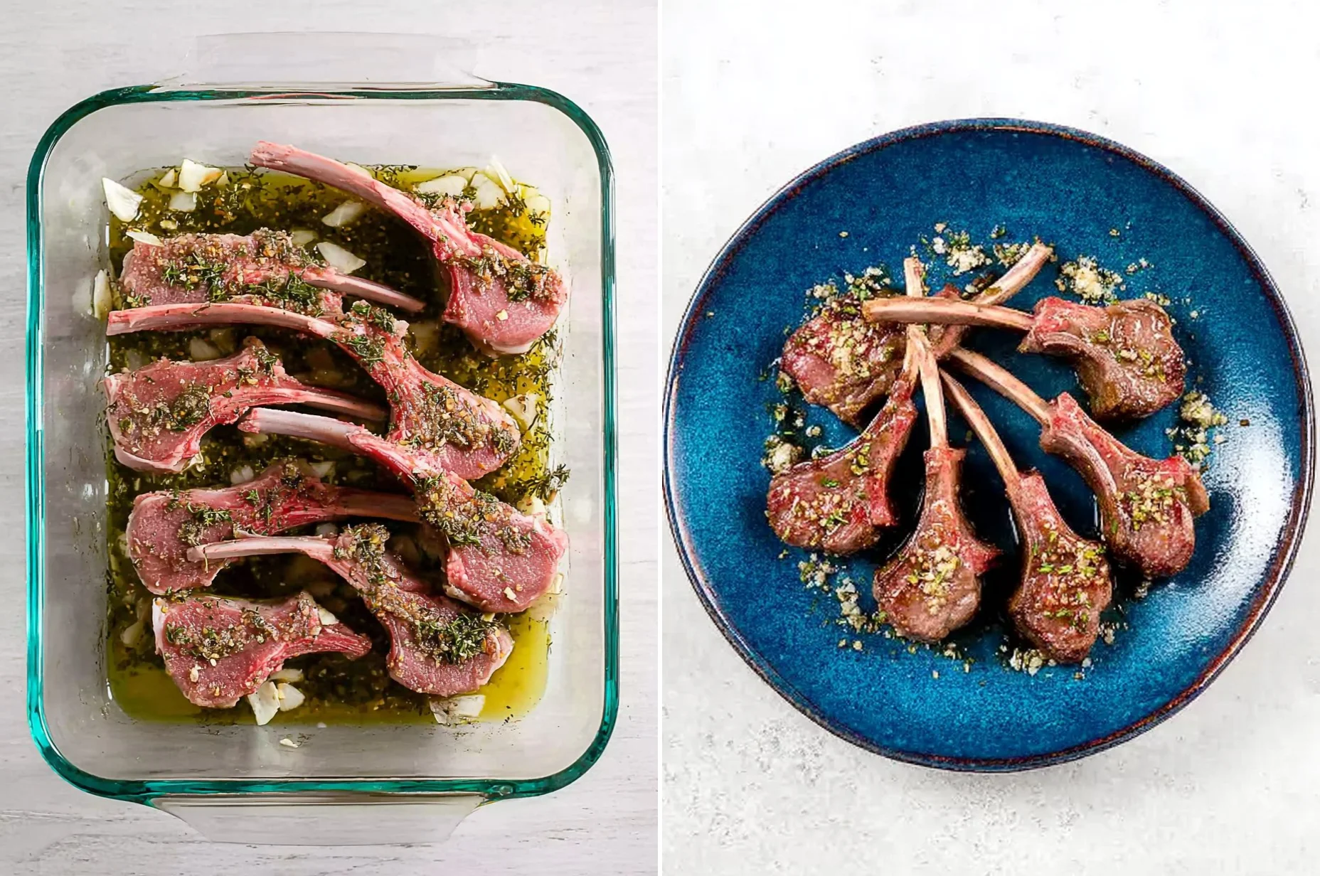 Garlic & Herb Crusted Lamb Chops (Easter Centerpiece)