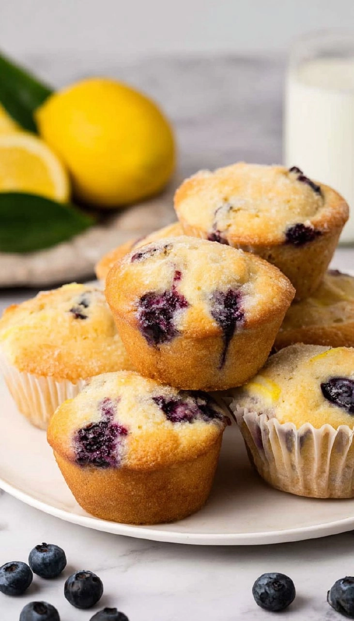 Lemon Blueberry Muffins 115 Lemon Blueberry Muffins