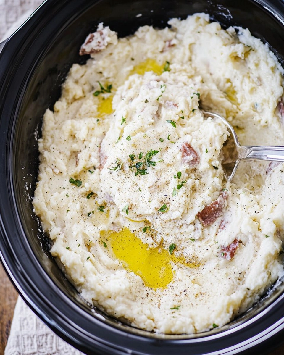 Make Ahead Crockpot Mashed Potatoes