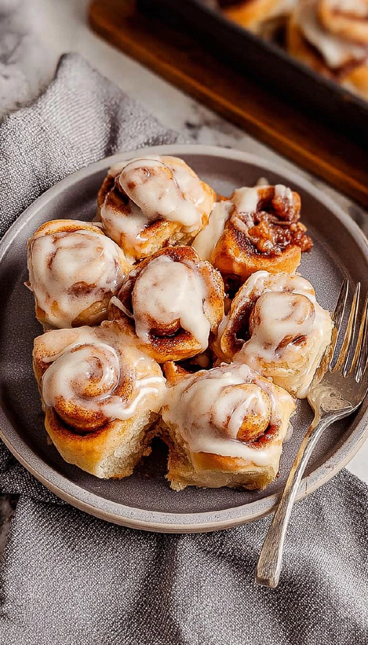Mini Cinnamon Rolls (Pillowy Soft)