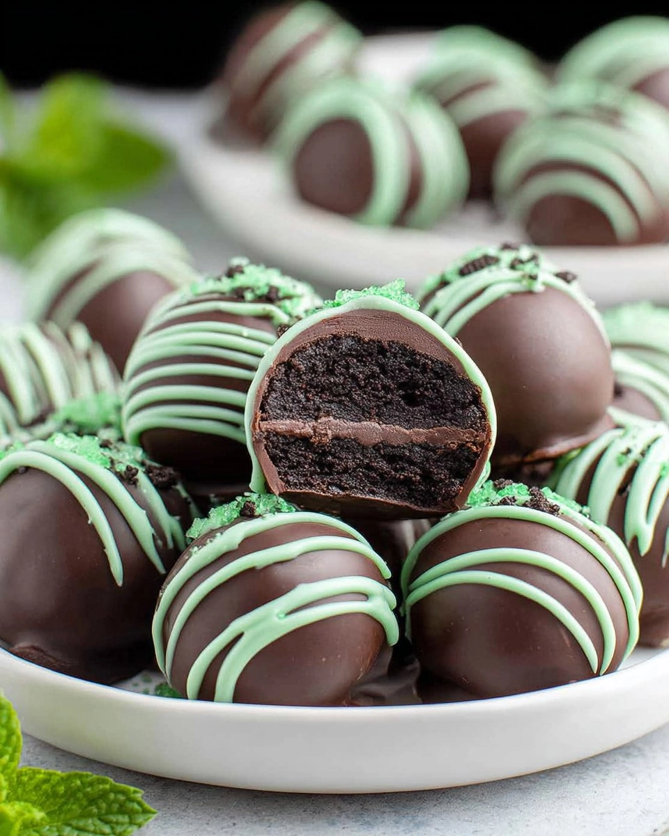 Mint Oreo Truffles