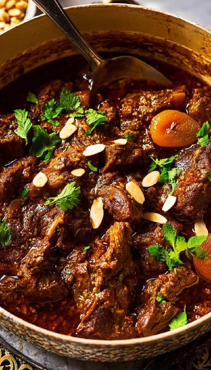 Moroccan Lamb Tagine | Slow-Braised Easter Centerpiece with Apricots & Spices