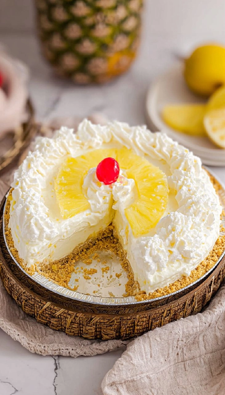 No Bake Pineapple Pie