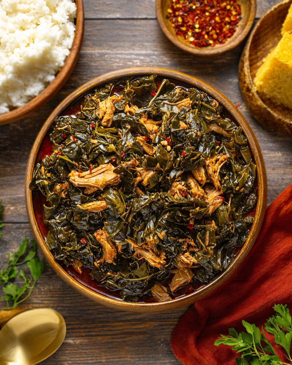 Slow-Simmered Smoky Southern Collard Greens