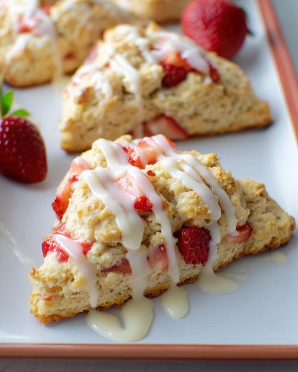 Strawberry Lemon Scones