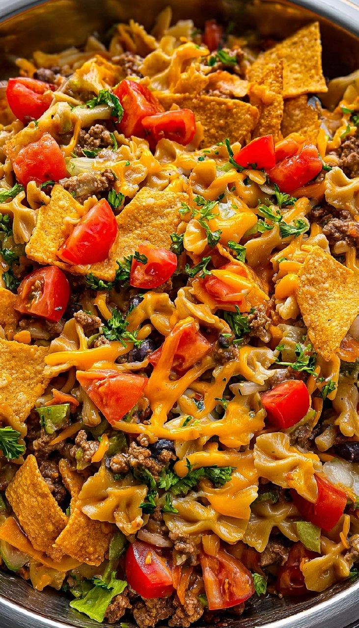 Taco Pasta Salad (Easy Summer Version)