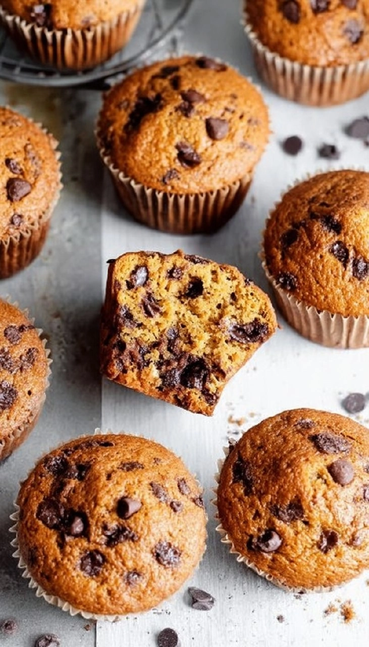 Almond Flour Chocolate Chip Muffins (Soft, Moist & Easy One Bowl)
