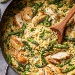 Asparagus-Orzo-with-Chicken-Recipe