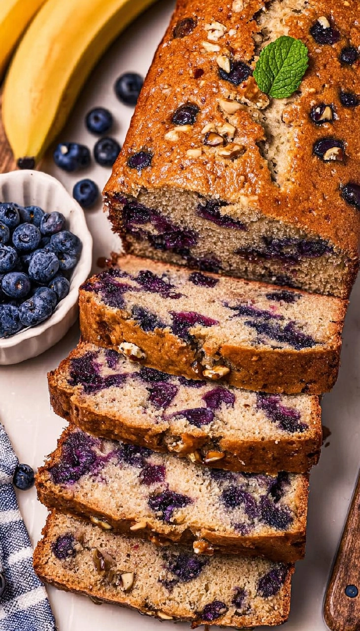 Blueberry Banana Bread 130 Blueberry Banana Bread