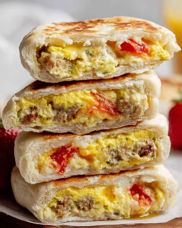 Breakfast-Stuffed-Cottage-Cheese-English-Muffins-High-Protein-Recipe