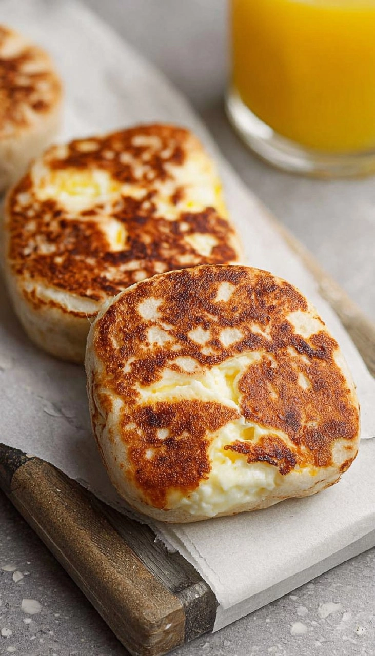 Breakfast Stuffed Cottage Cheese English Muffins (High-Protein!)