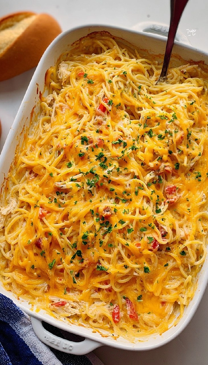 Chicken Spaghetti That Makes Dinner So Easy