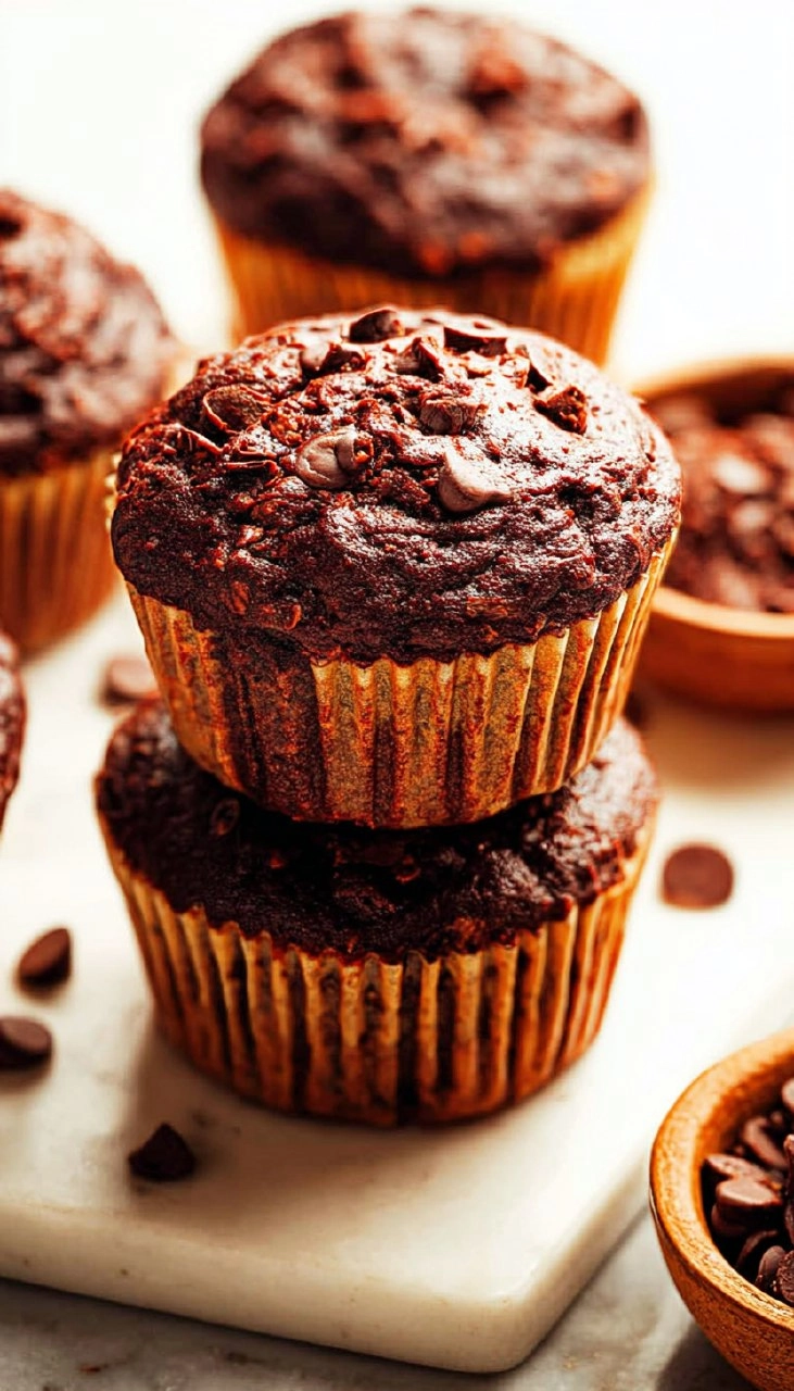 Chocolate Banana Muffins