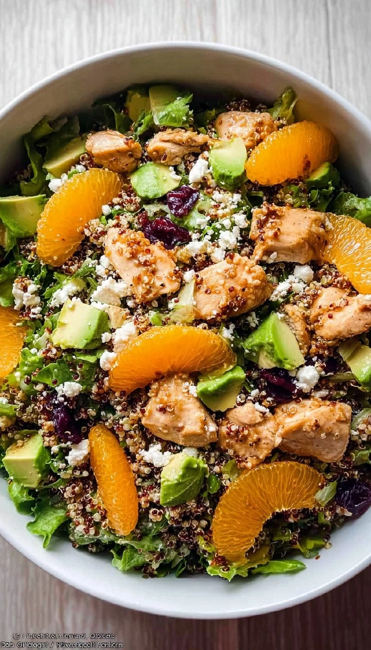 Citrus Chicken Quinoa Salad