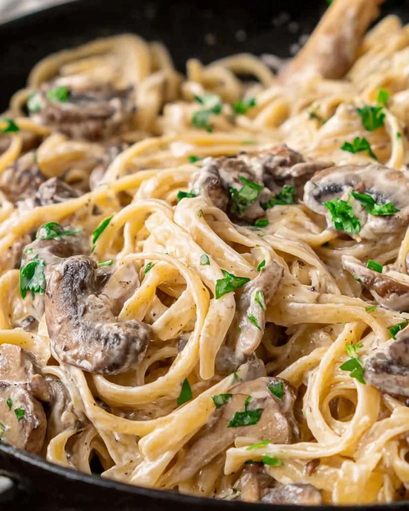 Creamy-Mushroom-Pasta-Recipe