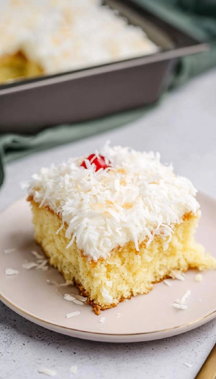 Easy Coconut Cake 110 Easy Coconut Cake