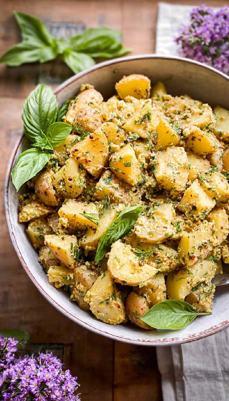 Easy Vegan Potato Salad 110 Easy Vegan Potato Salad