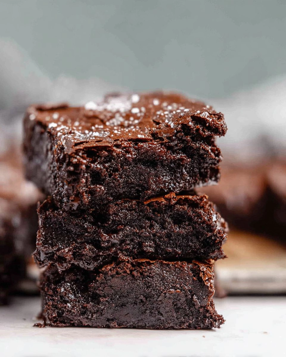 Fudgy Vegan Brownies (Applesauce Brownies)