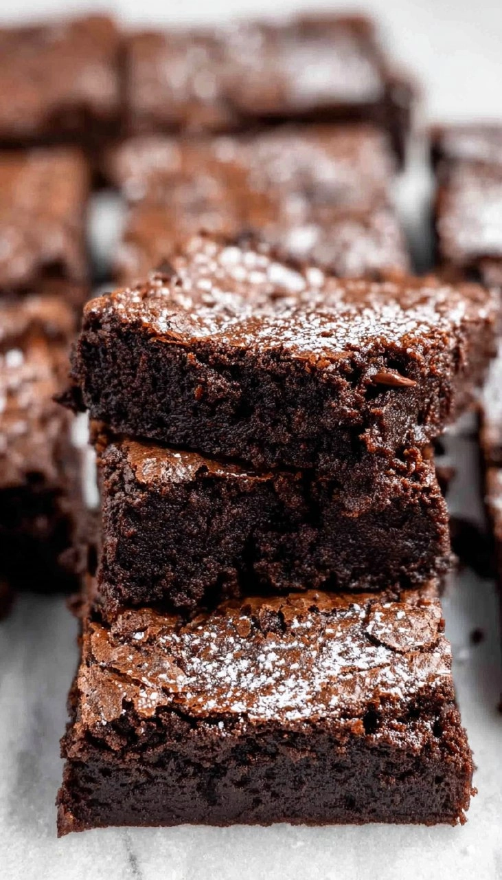 Fudgy Vegan Brownies (Applesauce Brownies)