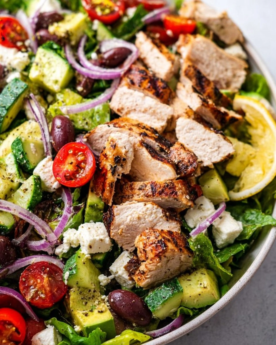 Healthy Greek Chicken Salad (High Protein, Easy Meal Prep)