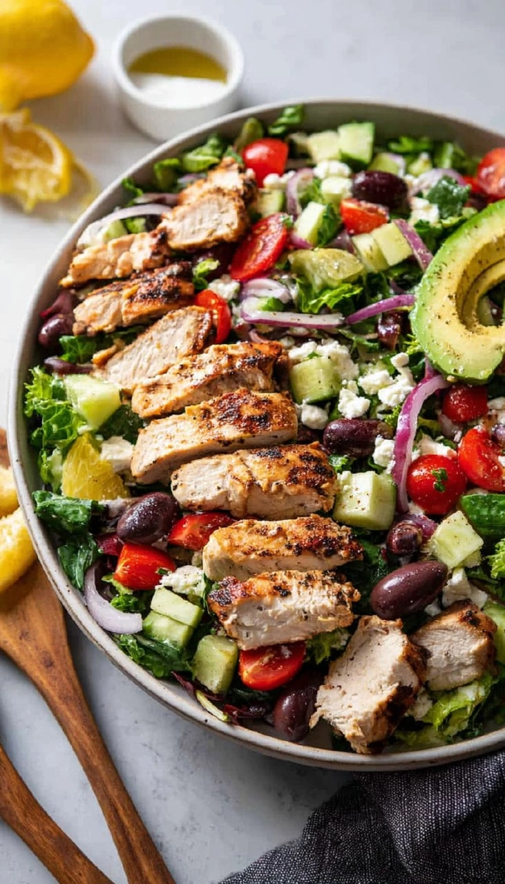 Healthy Greek Chicken Salad (High Protein, Easy Meal Prep)