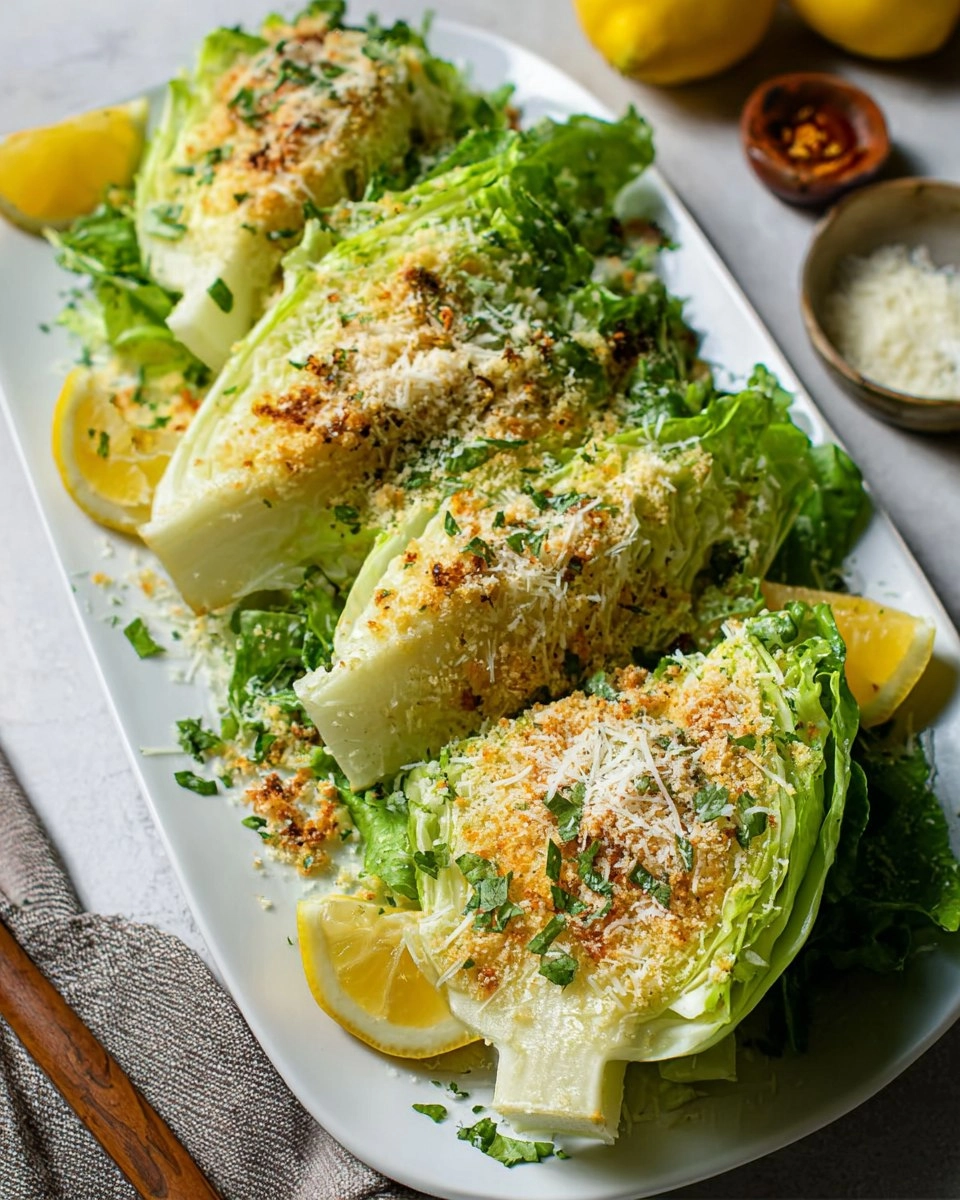 Lemon Parmesan Wedge Salad