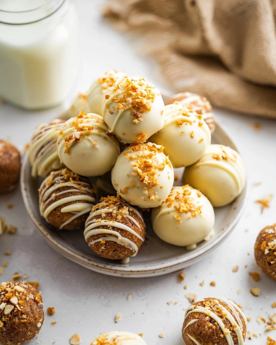 No-Bake Carrot Cake Protein Balls