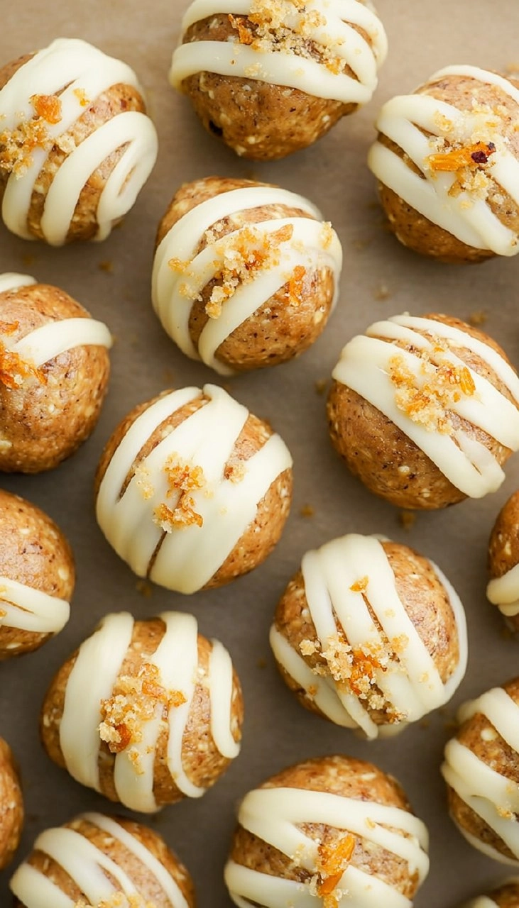 No-Bake Carrot Cake Protein Balls