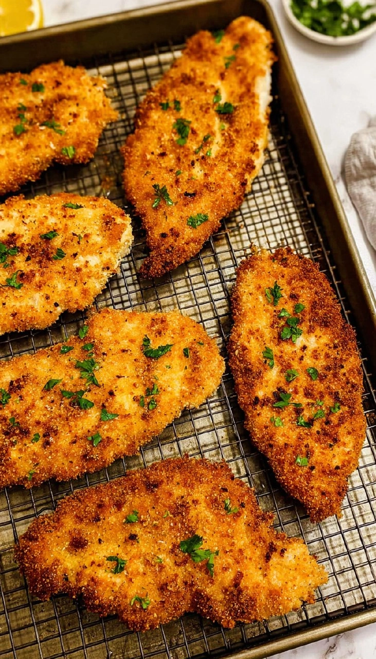 Oven Baked Chicken Cutlets