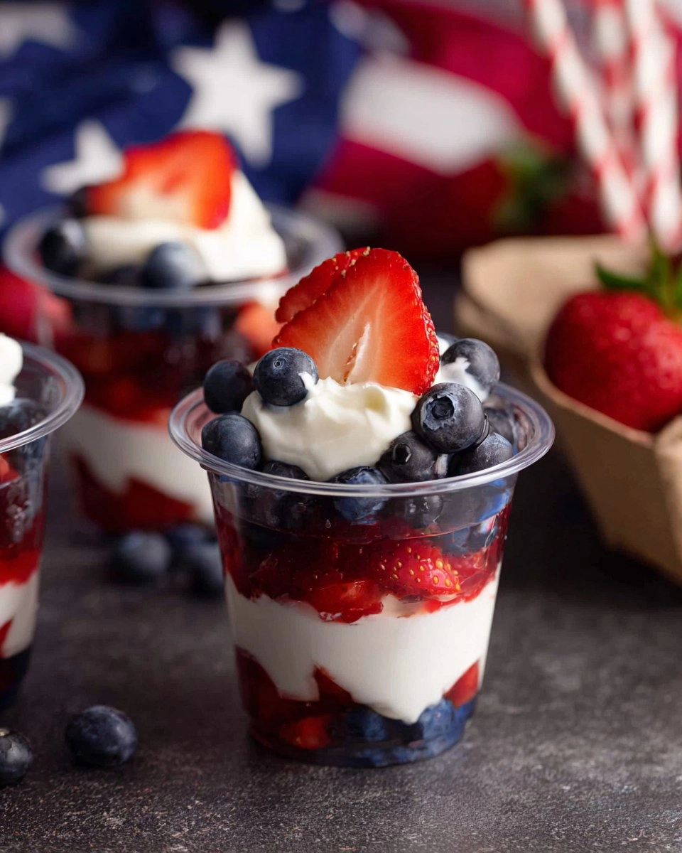 Red, White and Blue Fruit Cups 44 Red, White and Blue Fruit Cups