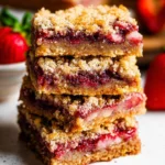 Strawberry-Crumble-Bars-Almond-Flour-Easy-Buttery-Recipe