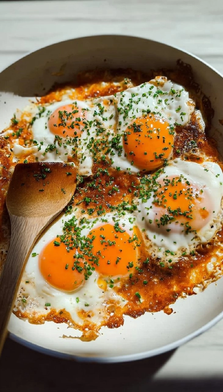 Viral Heavy Cream Fried Eggs