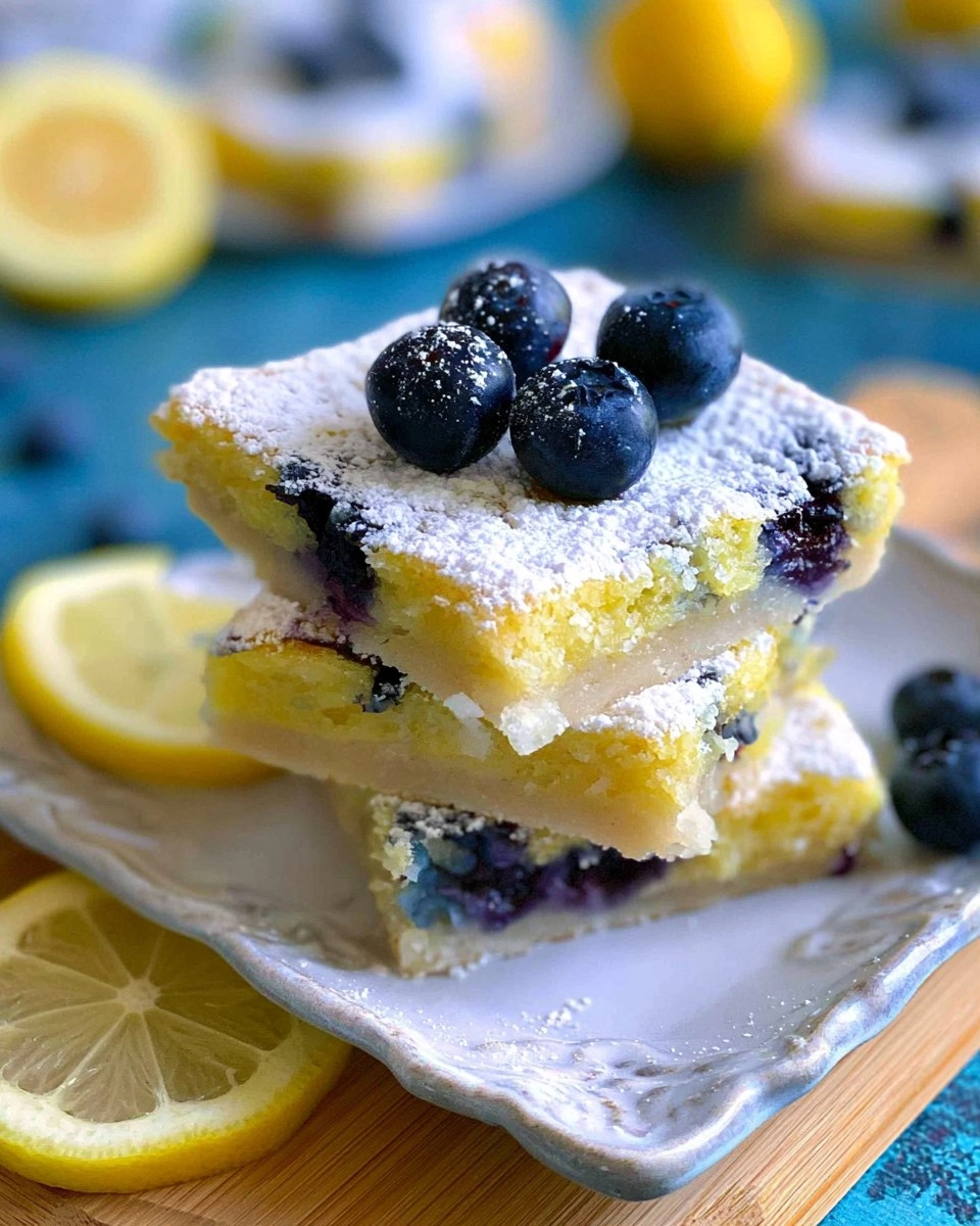 Blueberry Lemon Bars | Sweet-Tart Picnic Dessert Squares 39 Blueberry-Lemon-Bars-Sweet-Tart-Picnic-Dessert-Squares-Recipe
