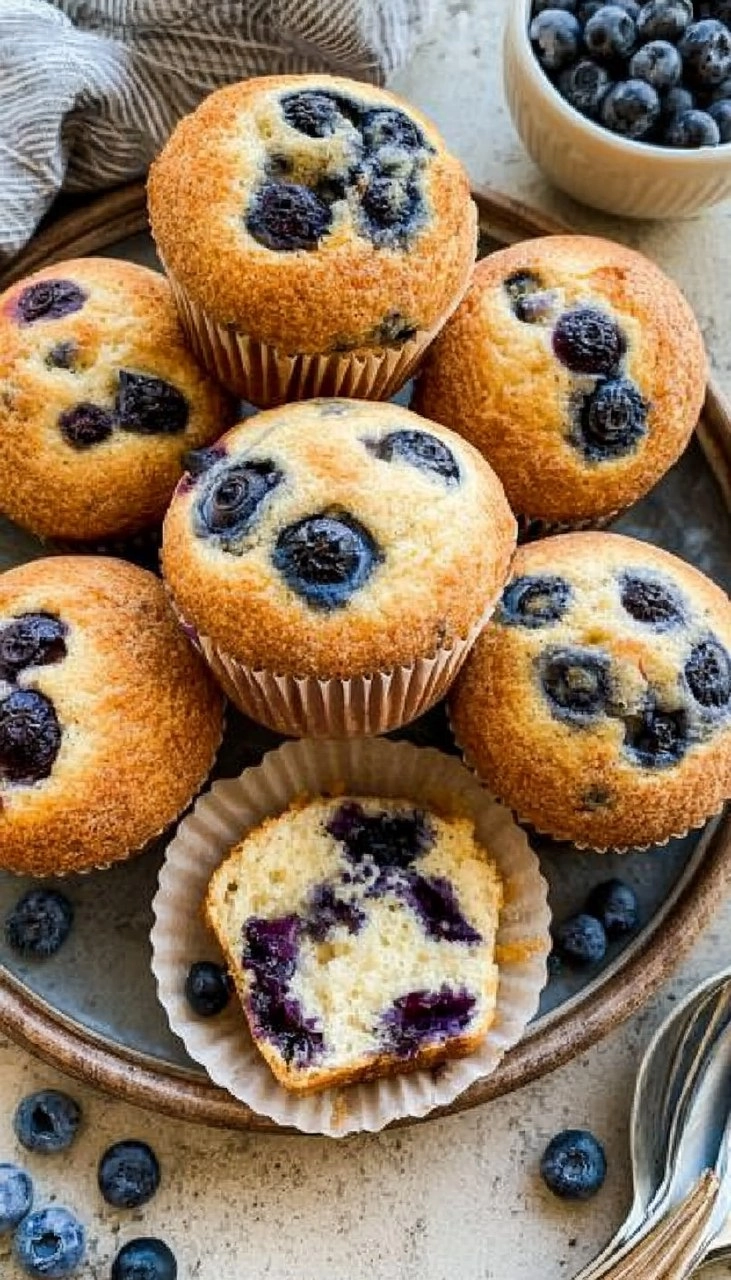 Blueberry Yogurt Muffins
