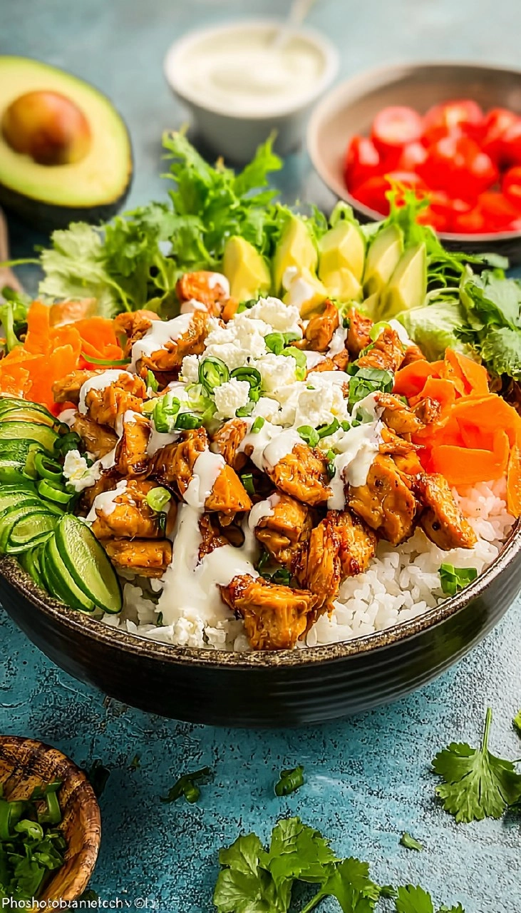 Buffalo Chicken Bowl (With Rice) 125 Buffalo Chicken Bowl (With Rice)