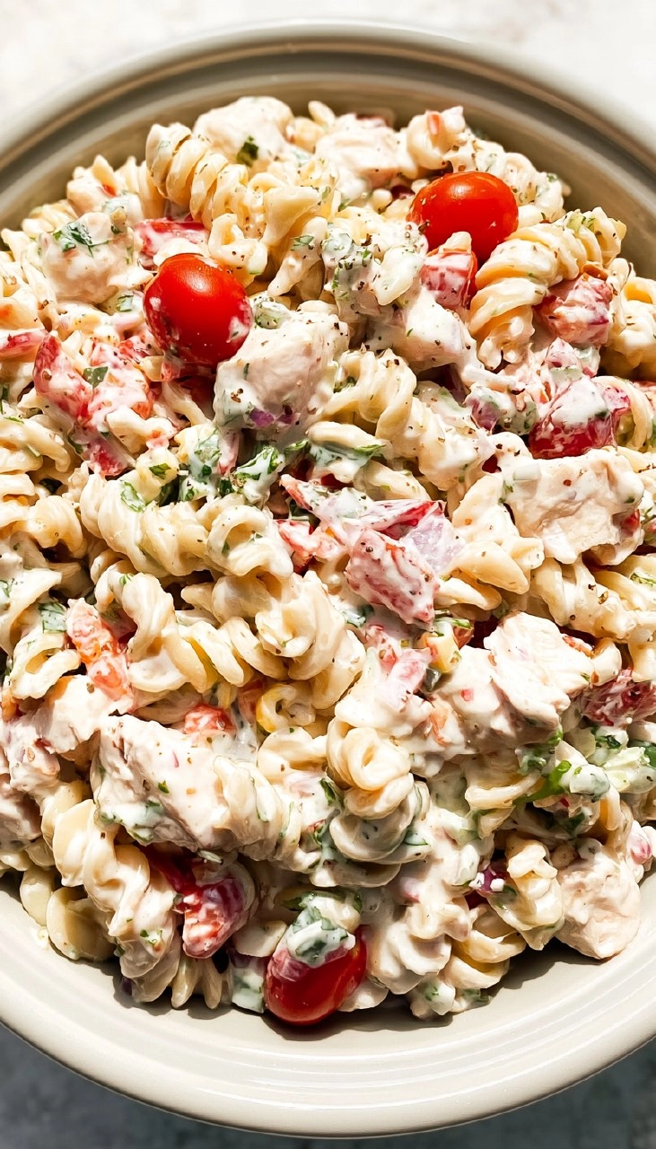 Chicken Ranch Pasta Salad 70 Chicken Ranch Pasta Salad