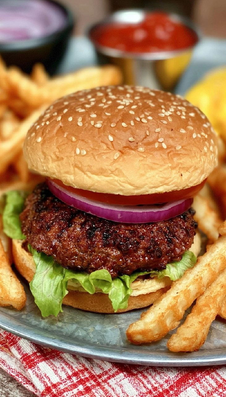 Classic Burger | Juicy Grilled Burgers for Memorial Day Cookouts
