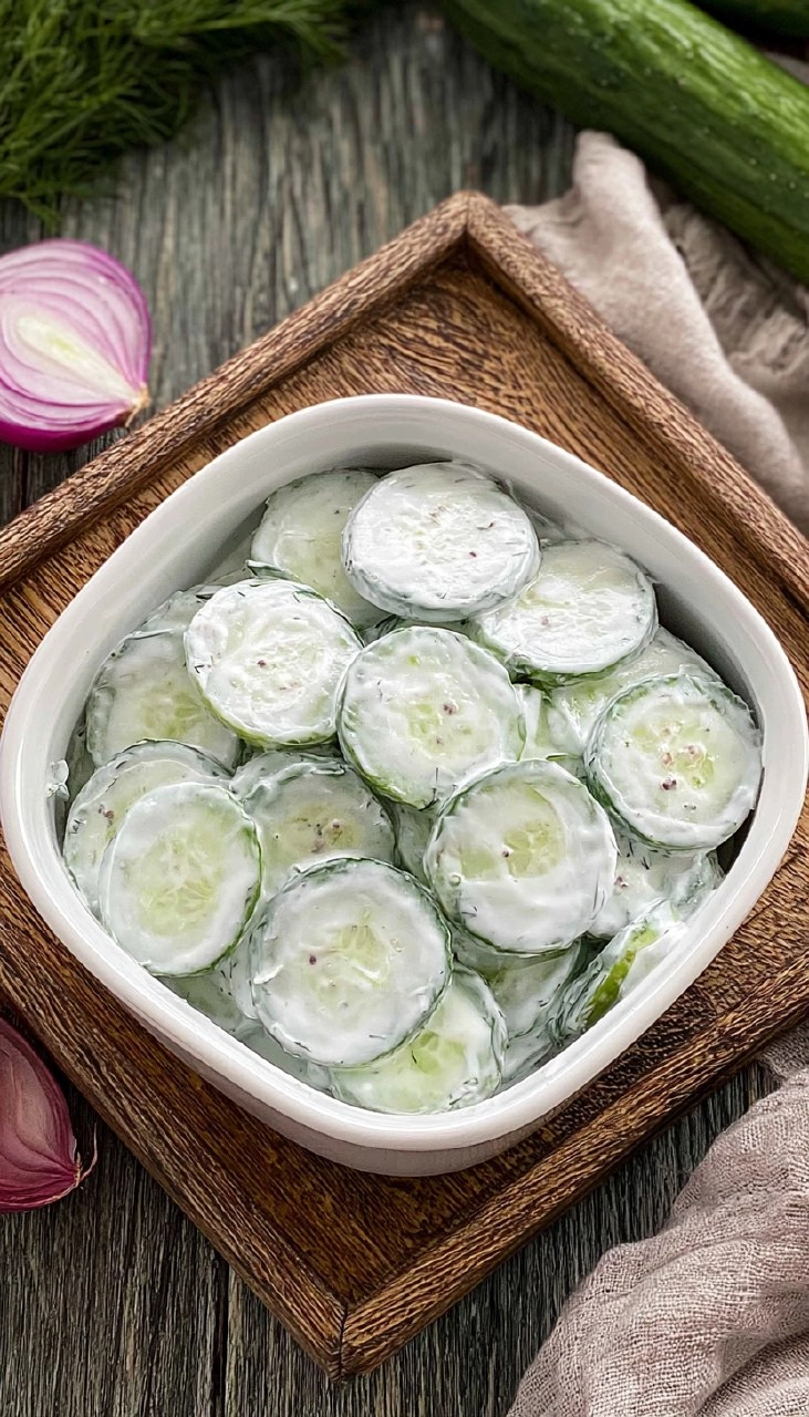 Creamy Cucumber Salad