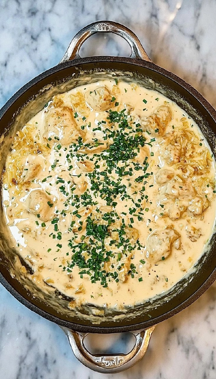 Creamy Smothered Chicken and Rice