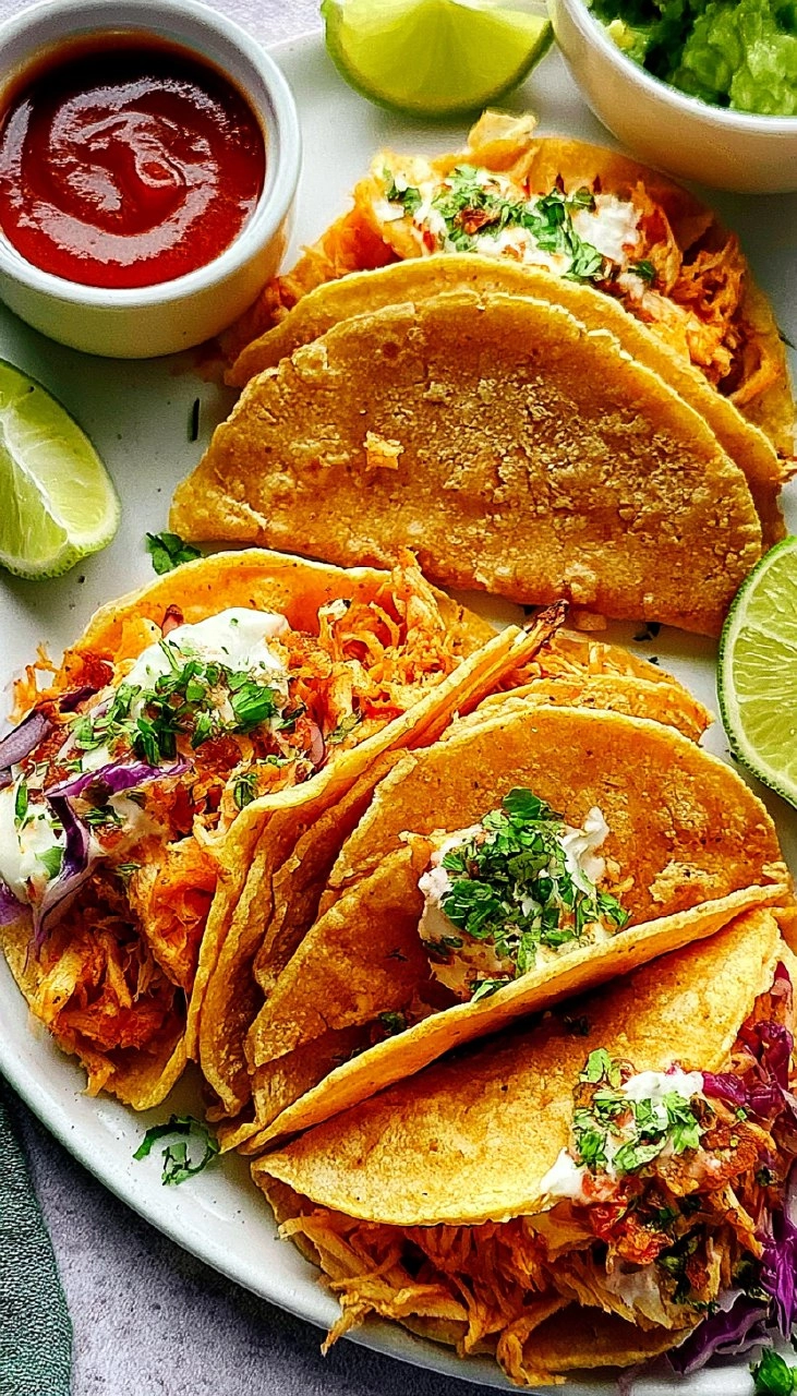 Crispy Baked Chicken Tacos 65 Crispy Baked Chicken Tacos