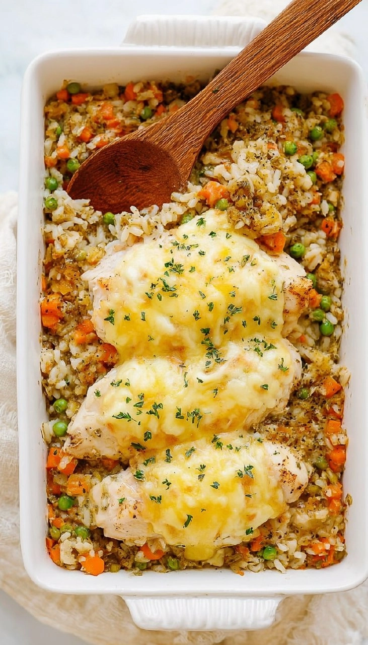 Easy Chicken and Rice Casserole
