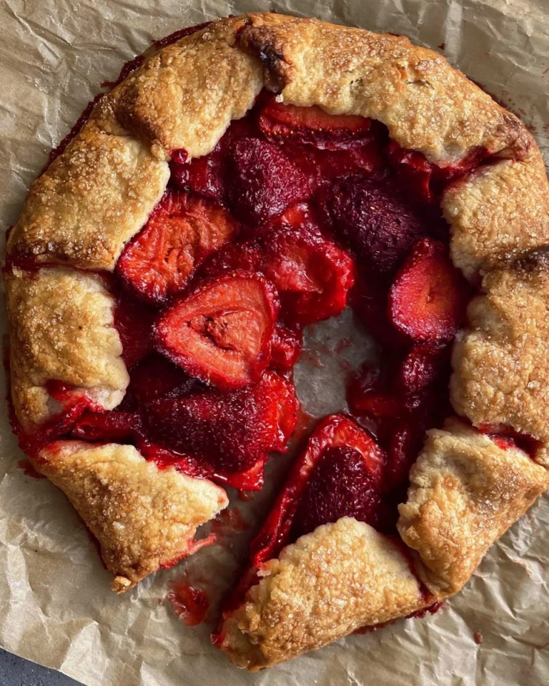 Easy-Strawberry-Galette-no-pie-pan-needed-Recipe